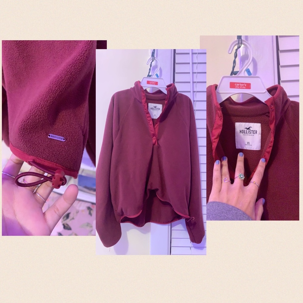 Cropped Hollister sweater